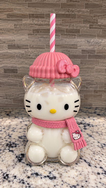 Hello Kitty Glass Cup 20oz