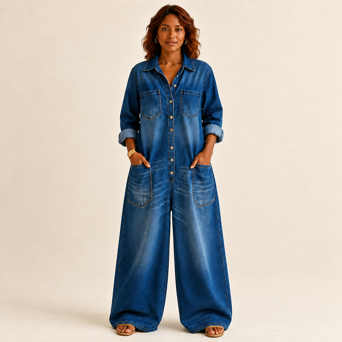 Everyday Denim Jumpsuit
