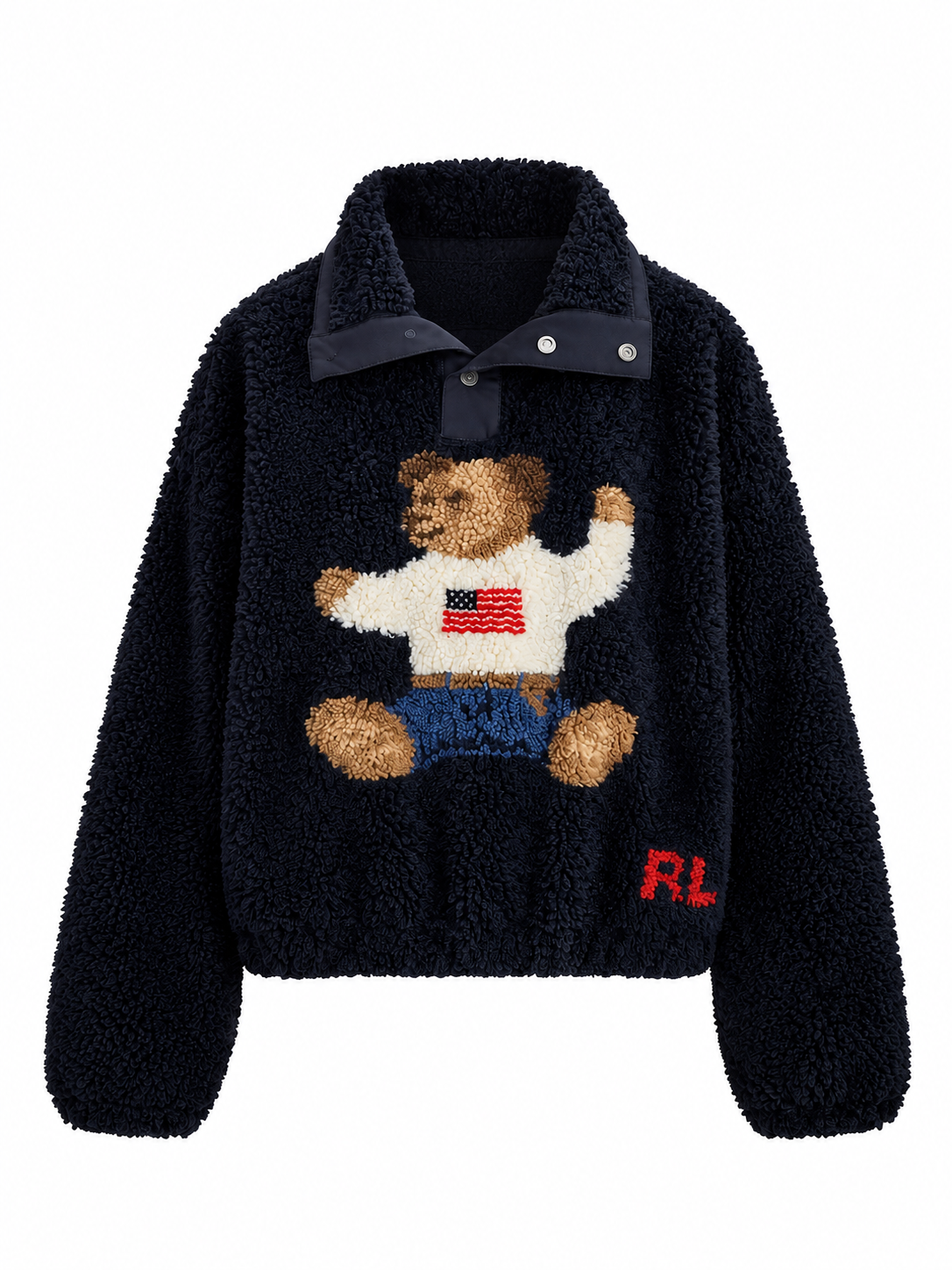Bear Fleece Polo