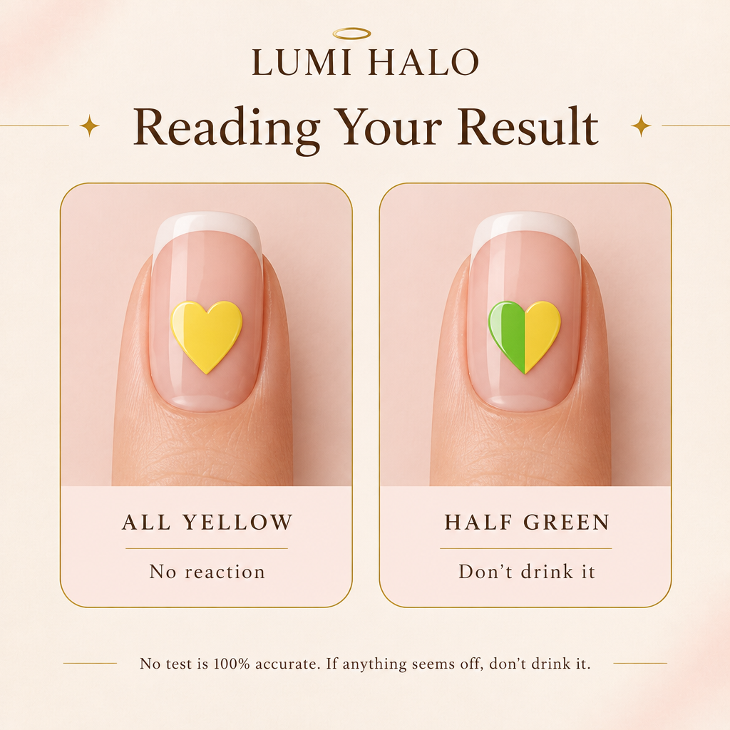 Lumi Halo – Drink Check Nail Stickers