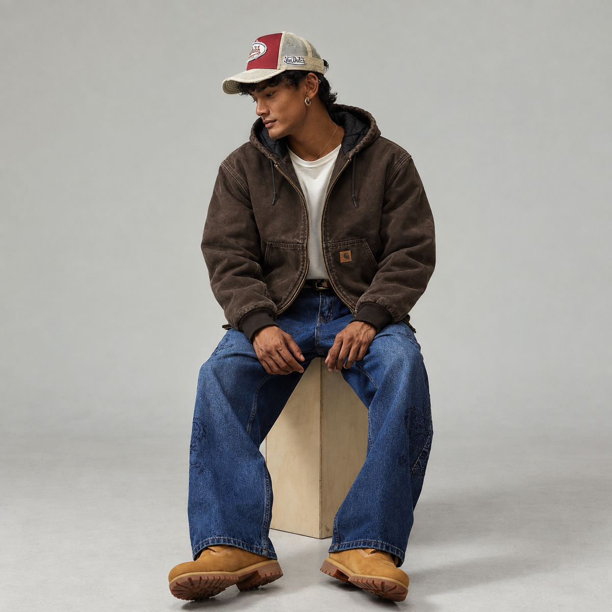 Vintage Hooded Jacket