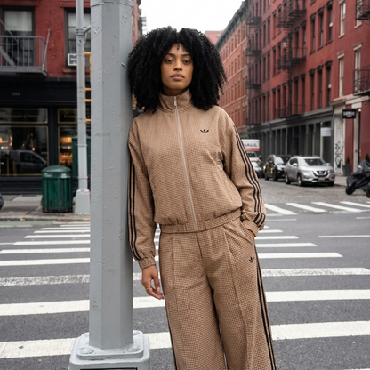 Checks Track Top Set — Jacket & Pants