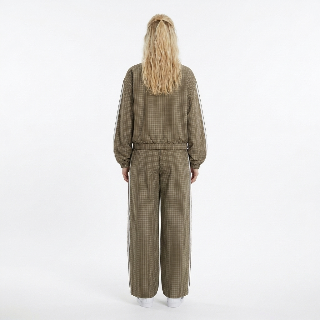 Checks Track Top Set — Jacket & Pants