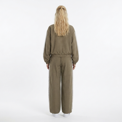 Checks Track Top Set — Jacket & Pants