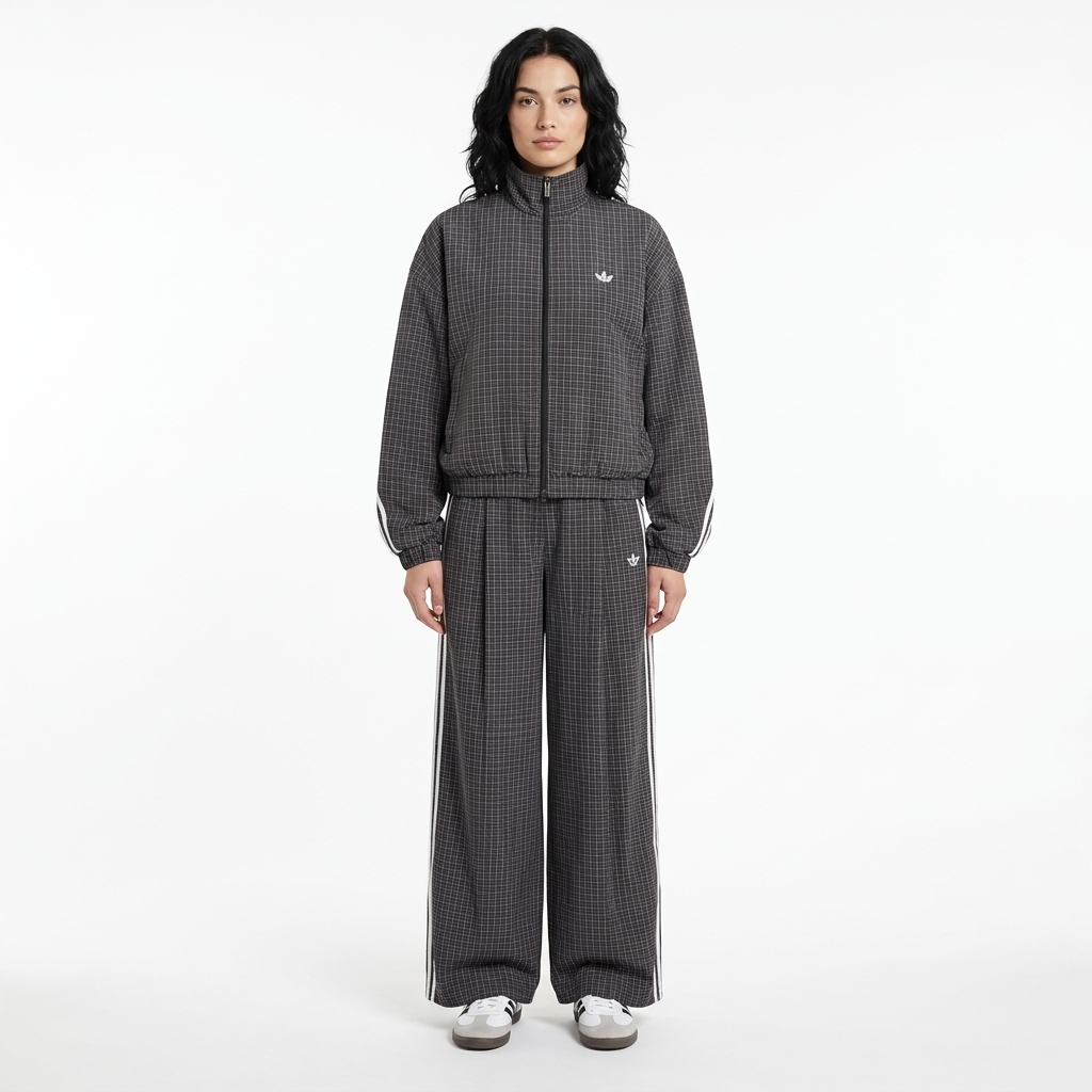 Checks Track Top Set — Jacket & Pants