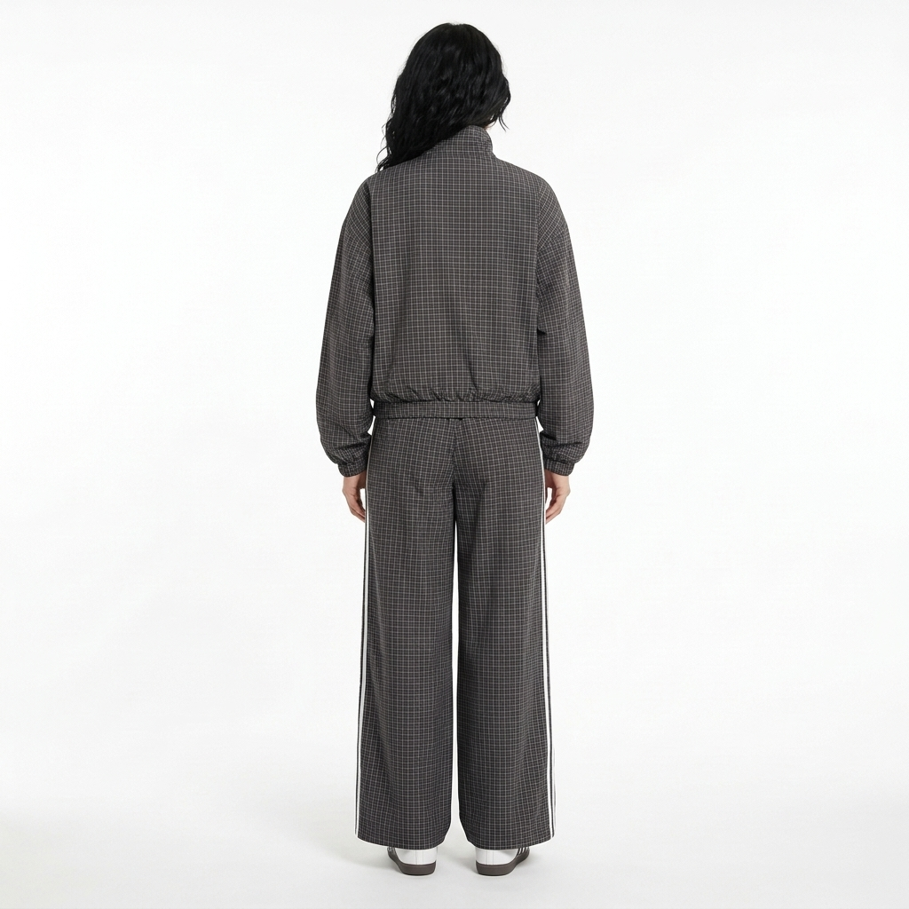 Checks Track Top Set — Jacket & Pants