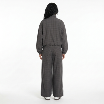 Checks Track Top Set — Jacket & Pants