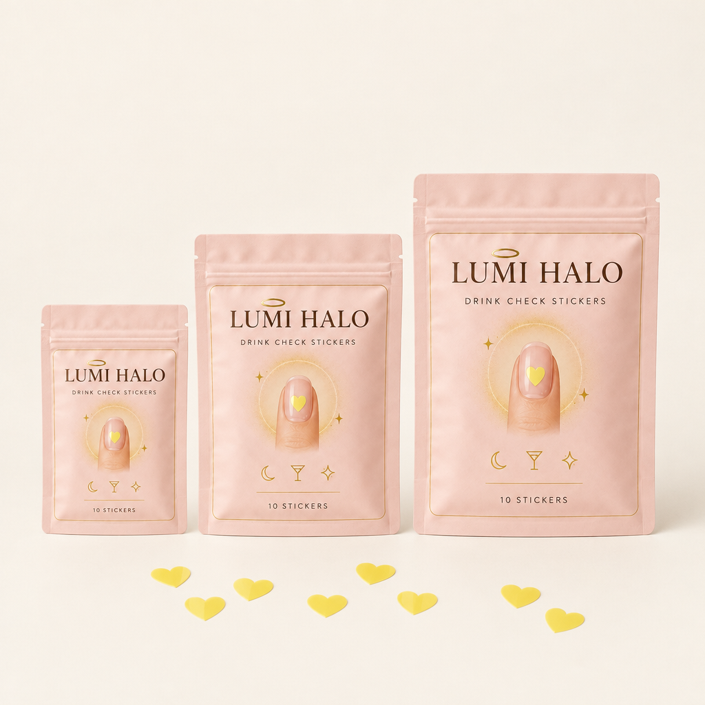Lumi Halo – Drink Check Nail Stickers