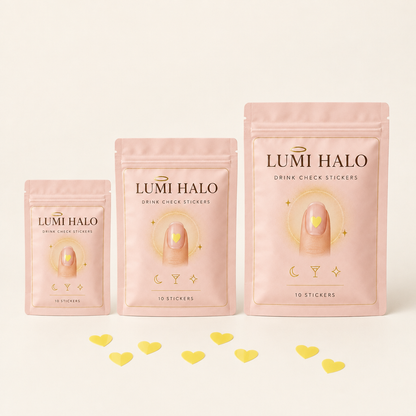 Lumi Halo – Drink Check Nail Stickers
