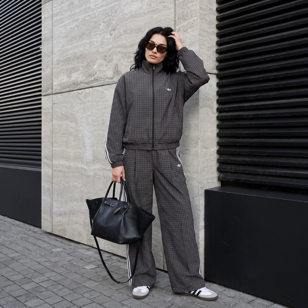 Checks Track Top Set — Jacket & Pants