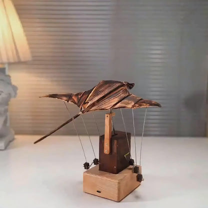 Everwoods™ Wooden Manta Ray — Wings That Actually Move
